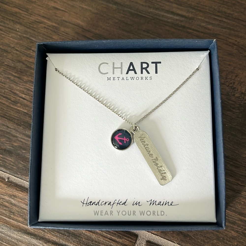 Chart metalworks Anchor necklace